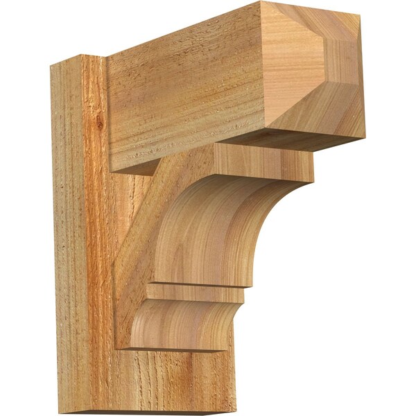 Ekena Millwork Balboa Craftsman Rough Sawn Outlooker, Western Red Cedar, 6"W x 12"D x 12"H OUT06X12X12BOA04RWR - main